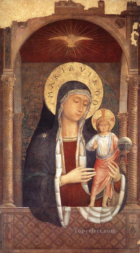 Madonna and Child Giving Blessings Benozzo Gozzoli Oil Paintings